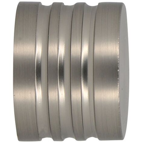 MOBOIS - Embouts minium chrome mat d20 x2