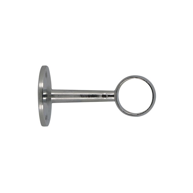Support dressing d25mm h70mm métal chrome x2 - Mobois