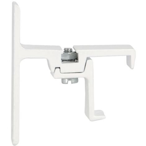 MOBOIS - Support mural métal simple 24 x 16 avancée 40 mm blanc x2