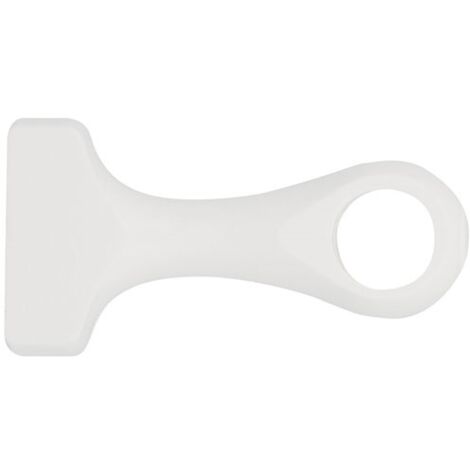 Mobois Supports de Tringle Bois Laqué Blanc 20 mm