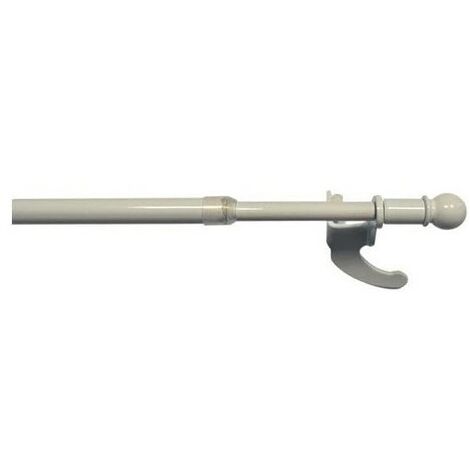 MOBOIS - TUBO BIANCO PER TENDE ESTENSIBILE NEORIDO POMOLO A PALLA DA 65 A 110CM