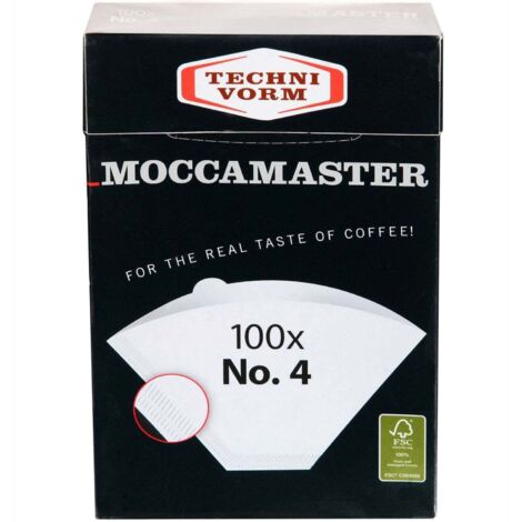 Moccamaster - filterpapier nr. 4 (100 stück) - 85022 - 8712072850224