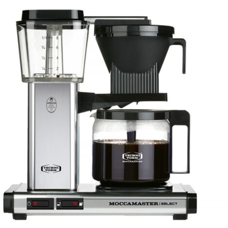 Moccamaster KBG 741 Select Filterkaffeemaschine – Poliertes Silber