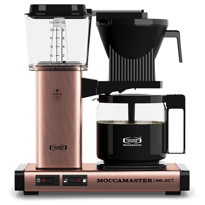 Moccamaster KBG Select Copper Macchina per caffè americano completamente automatica 1,25 L