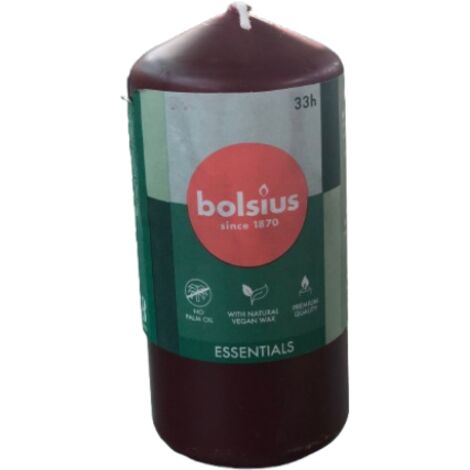 Moccolo 120/58 velvet red Bolsius