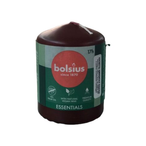 Moccolo 80/58 velvet red Bolsius