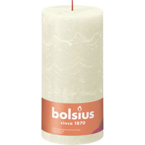 Moccolo Rustico XXL Perla BOLSIUS