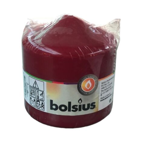 Moccolo singolo 100/98 bordeaux Bolsius