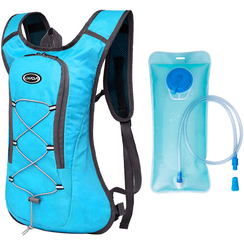 

Mochila de bicicleta ultraligera transpirable para deportes al aire libre, ciclismo, camping, senderismo, correr, bolsa de hidratacion con vejiga de