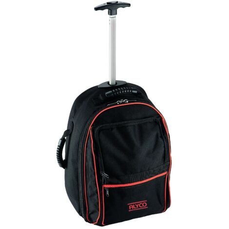 MOCHILA DE NYLON C/RUEDAS ALYCO ORANGE