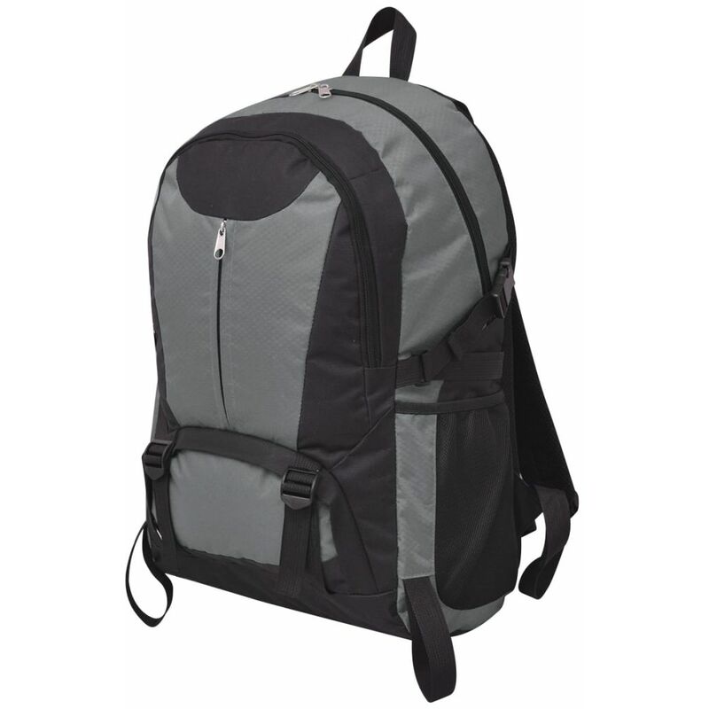 

Mochila de senderismo 40 L negro y gris