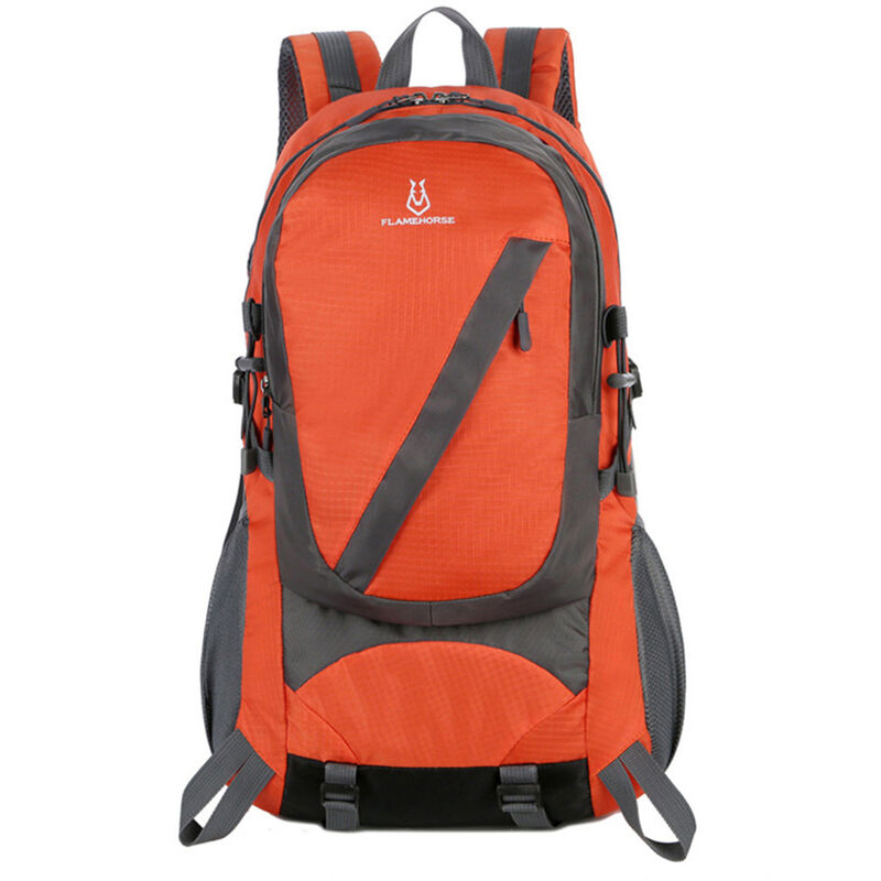 

Flamehorse - Mochila de senderismo ligera Mochila de exterior resistente al agua para hombres Mujeres Camping Ciclismo Escalada Viajar,naranja