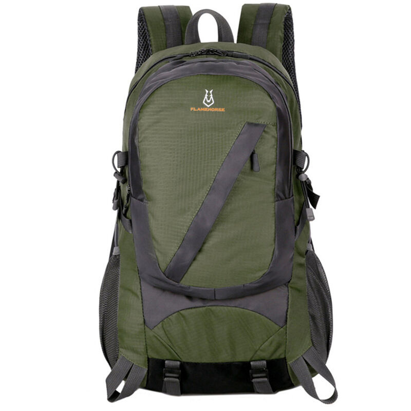 

Flamehorse - Mochila de senderismo ligera Mochila de exterior resistente al agua para hombres Mujeres Camping Ciclismo Escalada Viajar,Ejercito verde