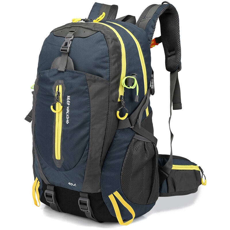 

Hwjianfeng - Mochila de viaje resistente al agua 40L, mochila para portatil,Azul oscuro