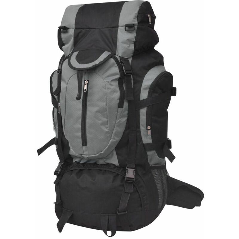 

Bh Design - Mochila excursionismo XXL 75 L Negro y gris