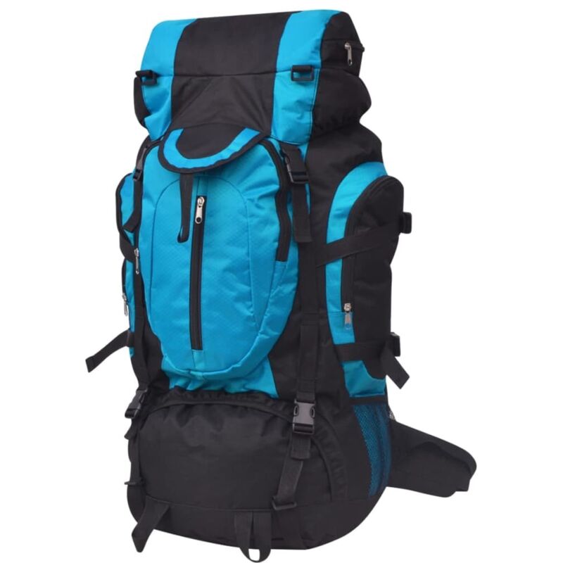 

Vidaxl - Mochila excursionismo XXL 75 L Negro y azul