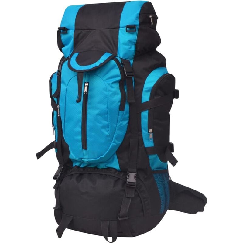 

Mochila excursionismo XXL 75 L Negro y azul - Multicolor - Vidaxl