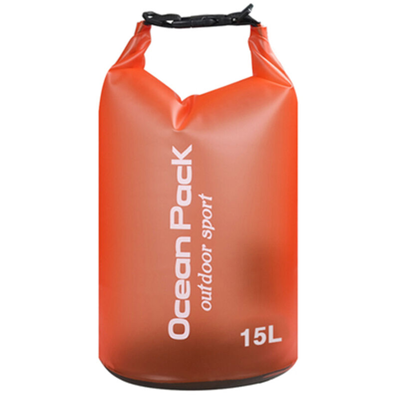 

Mochila impermeable plegable del bolso seco del PVC de 2L / 5L / 10L / 15L / 20L, bolso del almacenamiento,15L