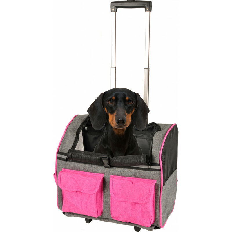 

Flamingo Pet Products - mochila trolley Kiara. rosa. 32 x 29 H89 cm . para perro.