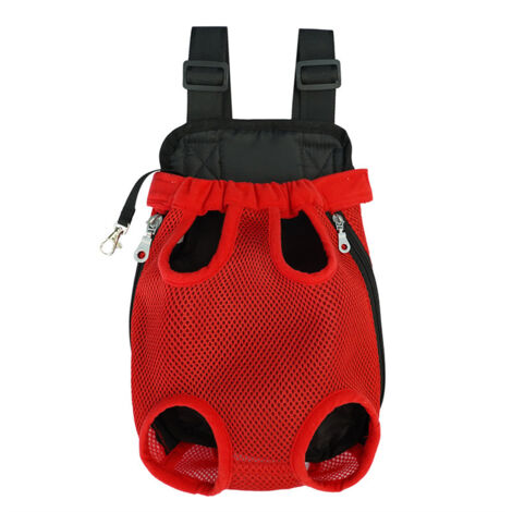 Mochila transportadora manos libres para mascotas: cómodo diseño de carga frontal con espacio para las piernas  Ideal para dueños activos: senderismo, viajes, visitas al veterinario  Perros y gatos pe