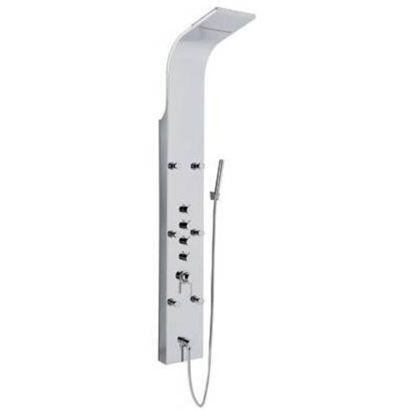 Mod mural de rangement multifonction. acier inoxydable poli niagara