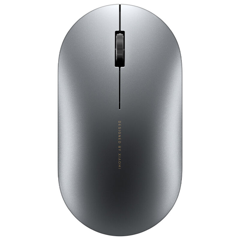 

Mi Fashion Mouse inalambrico Ratones para juegos 1000DPI 2.4GHz Enlace WiFi Raton optico Raton de computadora portatil de metal, Gris oscuro - Xiaomi