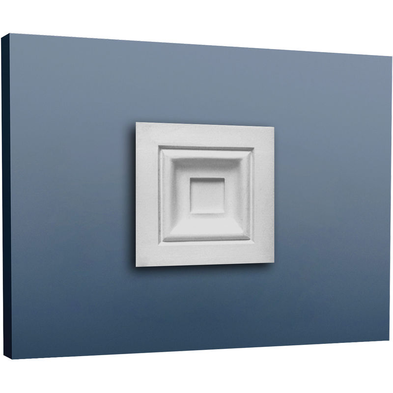 Orac - Frontone per porte elemento classico decorativo 9 x 9 cm Decor D200 luxxus