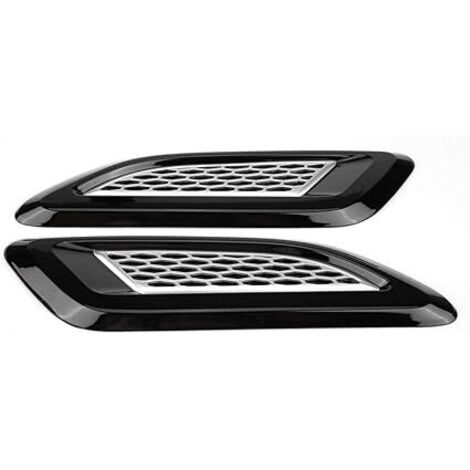 Modanatura per bocchette di ventilazione, modanatura per alette di uscita dell'aria in fibra di carbonio per auto, aletta di uscita dell'aria esterna universale per cofano, decorativa per Land Rover R
