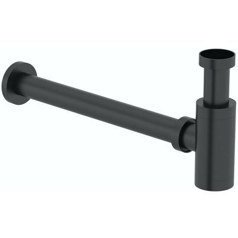 Mode Spencer wall hung basin black bottle trap