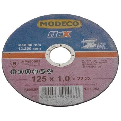 Modeco Disque de coupe professionnel 230 mm acier