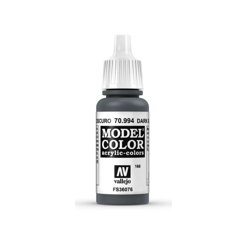 

Acrylicos Vallejo - MODEL COLOR PINTURA ACRILICA MATE 17 ML | COLOR: 994 Gris Oscuro - 994 Gris Oscuro