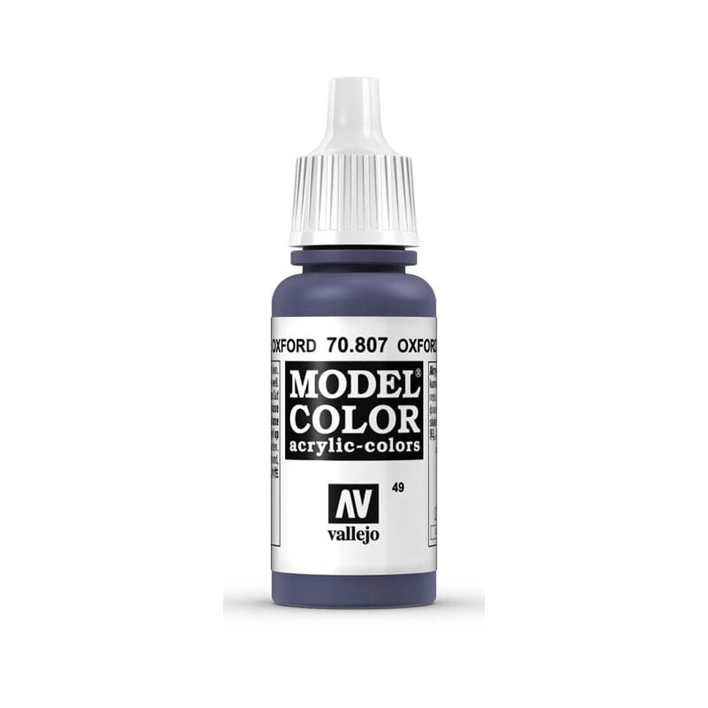 

Acrylicos Vallejo - MODEL COLOR PINTURA ACRILICA MATE 17 ML | COLOR: 807 Azul Oxford - 807 Azul Oxford
