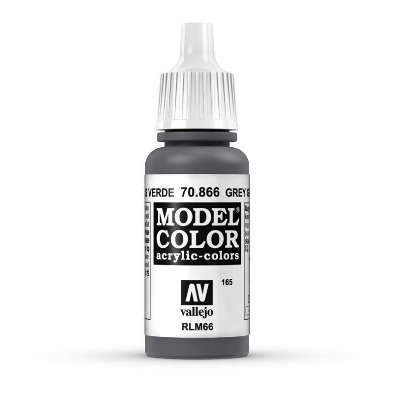 

Acrylicos Vallejo - MODEL COLOR PINTURA ACRILICA MATE 17 ML | COLOR: 866 Gris Verde - 866 Gris Verde