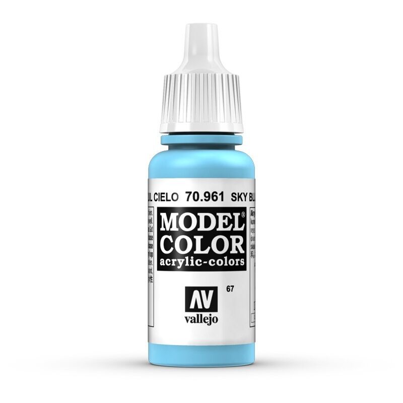 

Acrylicos Vallejo - MODEL COLOR PINTURA ACRILICA MATE 17 ML | COLOR: 961 Azul Cielo - 961 Azul Cielo