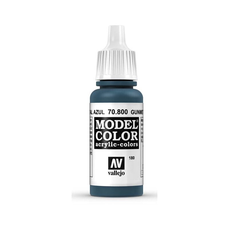 

Acrylicos Vallejo - MODEL COLOR PINTURA ACRILICA MATE 17 ML | COLOR: 800 Metal Azul - 800 Metal Azul