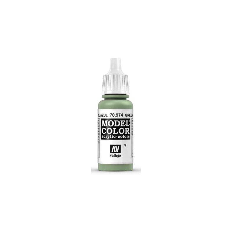 

Acrylicos Vallejo - MODEL COLOR PINTURA ACRILICA MATE 17 ML | COLOR: 974 Verde Azul - 974 Verde Azul