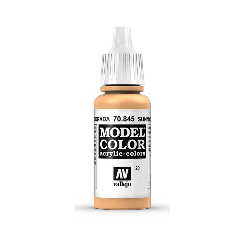 

Acrylicos Vallejo - MODEL COLOR PINTURA ACRILICA MATE 17 ML | COLOR: 845 Carne Dorada - 845 Carne Dorada