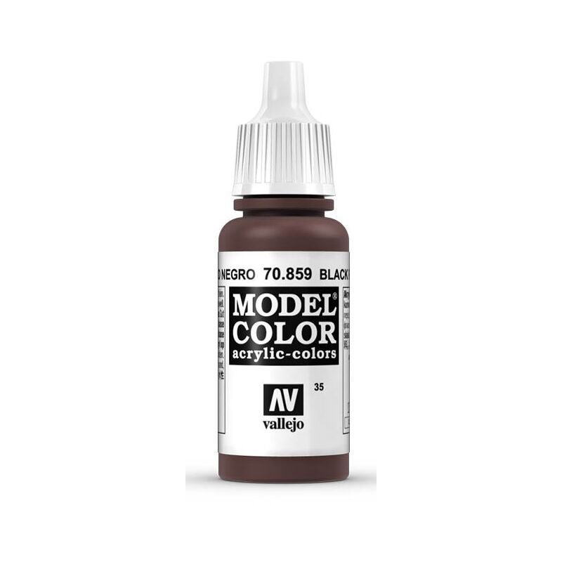 

Acrylicos Vallejo - MODEL COLOR PINTURA ACRILICA MATE 17 ML | COLOR: 859 Rojo Negro - 859 Rojo Negro