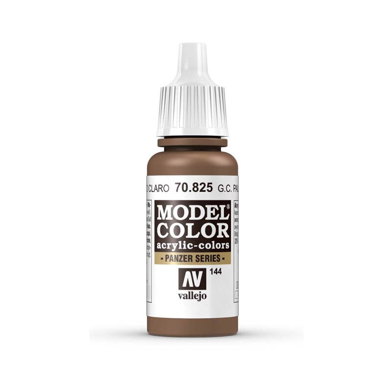 

Acrylicos Vallejo - MODEL COLOR PINTURA ACRILICA MATE 17 ML | COLOR: 825 Al. Cam. Pardo Claro - 825 Al. Cam. Pardo Claro