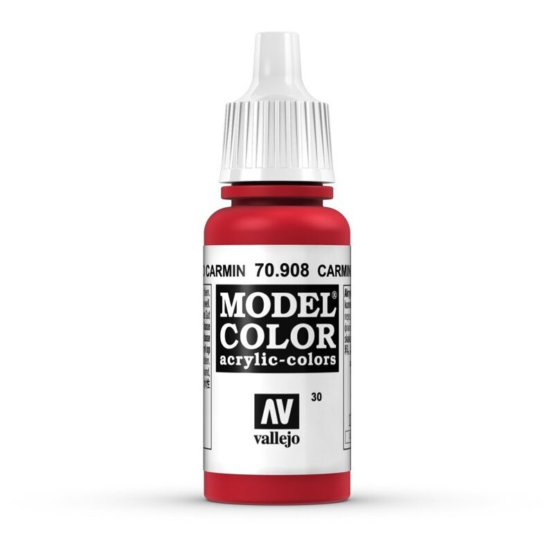 

MODEL COLOR PINTURA ACRILICA MATE 17 ML | COLOR: 908 Rojo Carmín - 908 Rojo Carmín