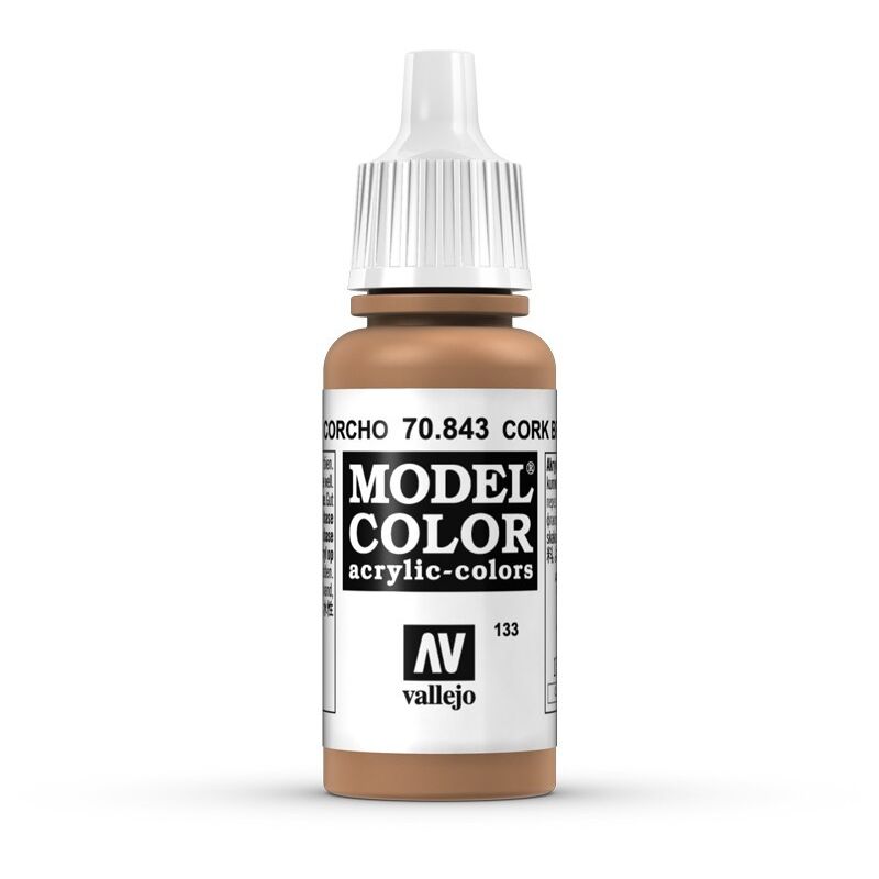 

Acrylicos Vallejo - MODEL COLOR PINTURA ACRILICA MATE 17 ML | COLOR: 843 Marrón Corcho - 843 Marrón Corcho