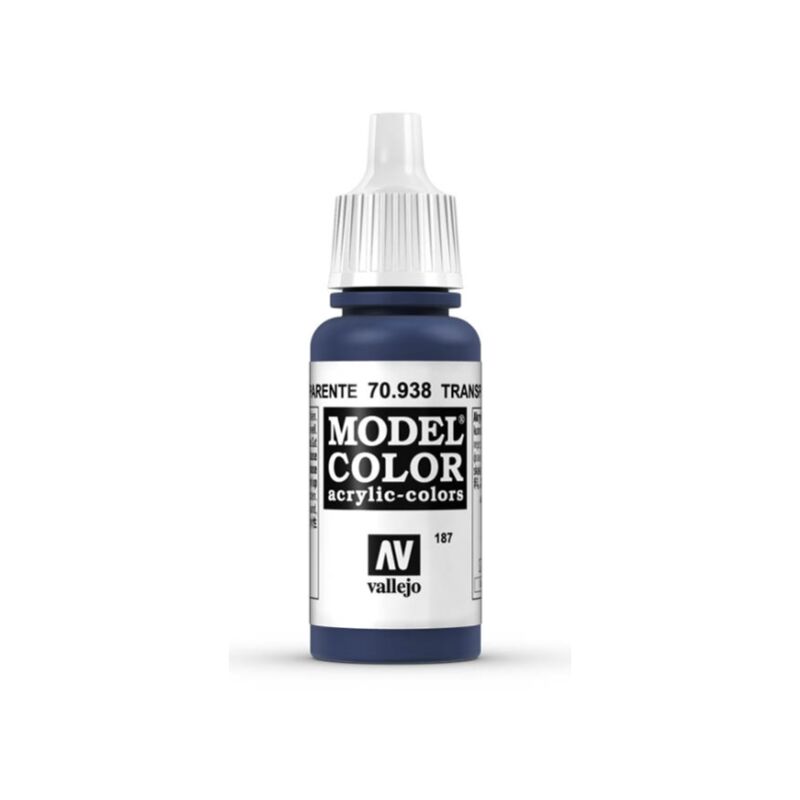 

Acrylicos Vallejo - MODEL COLOR PINTURA ACRILICA MATE 17 ML | COLOR: 938 Azul Transparente - 938 Azul Transparente