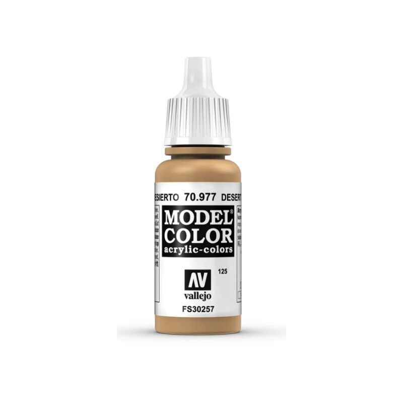 

Acrylicos Vallejo - MODEL COLOR PINTURA ACRILICA MATE 17 ML | COLOR: 977 Amarillo Desierto - 977 Amarillo Desierto