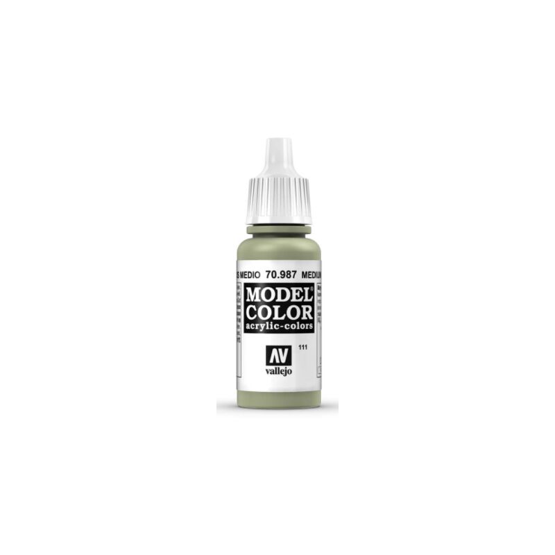 

Acrylicos Vallejo - MODEL COLOR PINTURA ACRILICA MATE 17 ML | COLOR: 987 Gris Medio - 987 Gris Medio