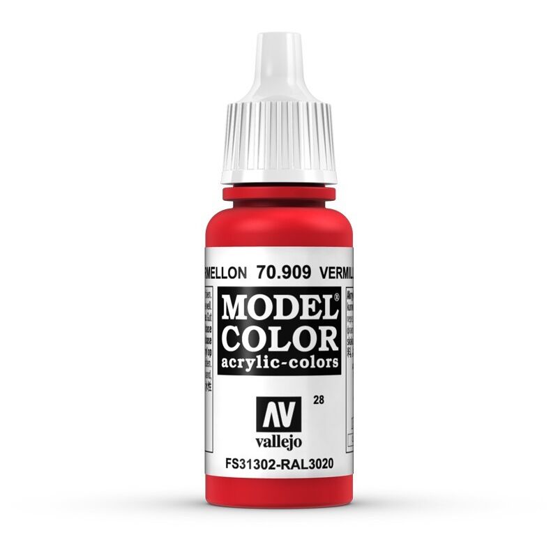 

Acrylicos Vallejo - MODEL COLOR PINTURA ACRILICA MATE 17 ML | COLOR: 909 Bermellón - 909 Bermellón