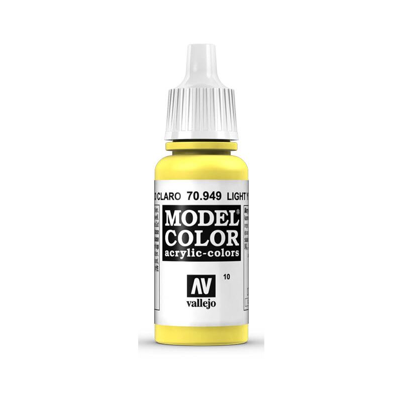 

Acrylicos Vallejo - MODEL COLOR PINTURA ACRILICA MATE 17 ML | COLOR: 949 Amarillo Claro - 949 Amarillo Claro