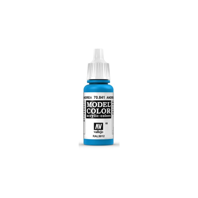 

Vallejo - MODEL COLOR PINTURA ACRILICA MATE 17 ML | COLOR: 841 Azul Andrea - 841 Azul Andrea