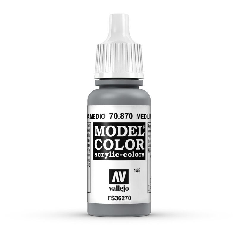 

MODEL COLOR PINTURA ACRILICA MATE 17 ML | COLOR: 870 Gris Marina Medio - 870 Gris Marina Medio
