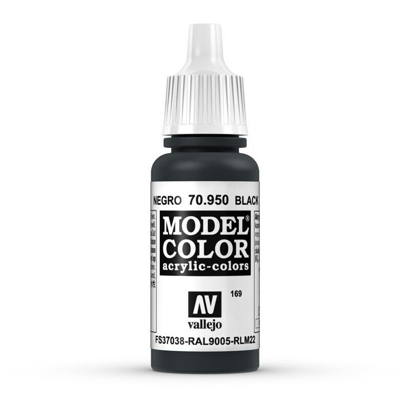 

MODEL COLOR PINTURA ACRILICA MATE 17 ML | COLOR: 950 Negro - 950 Negro