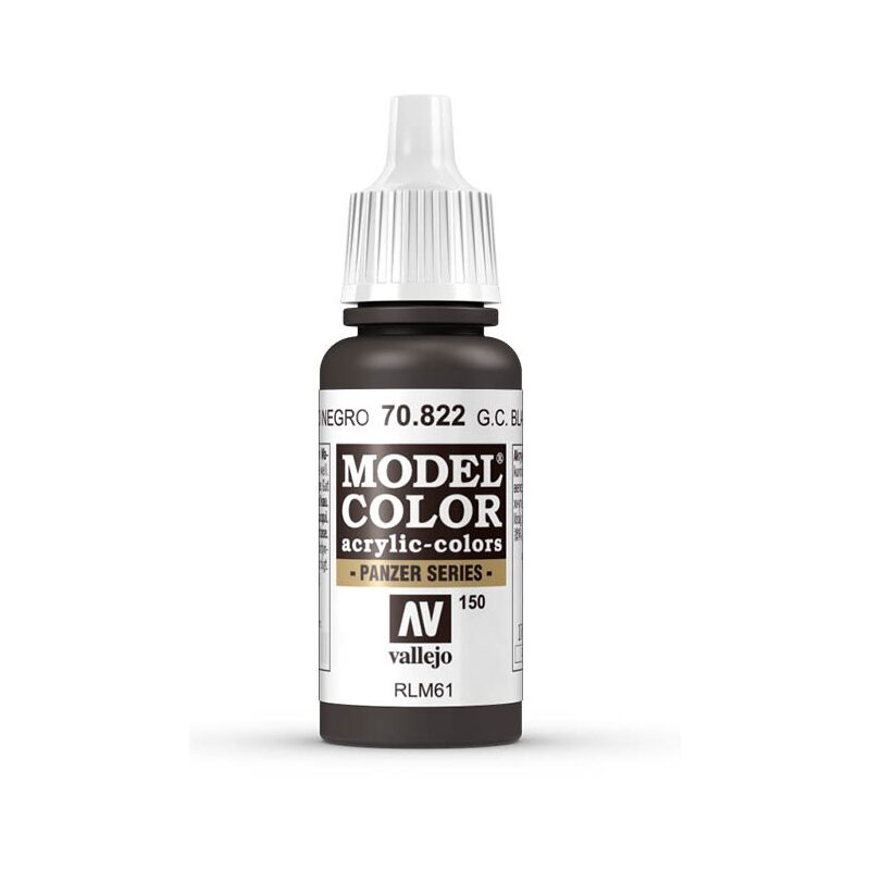 

MODEL COLOR PINTURA ACRILICA MATE 17 ML | COLOR: 822 Alem. Cam. Pardo Negro - 822 Alem. Cam. Pardo Negro